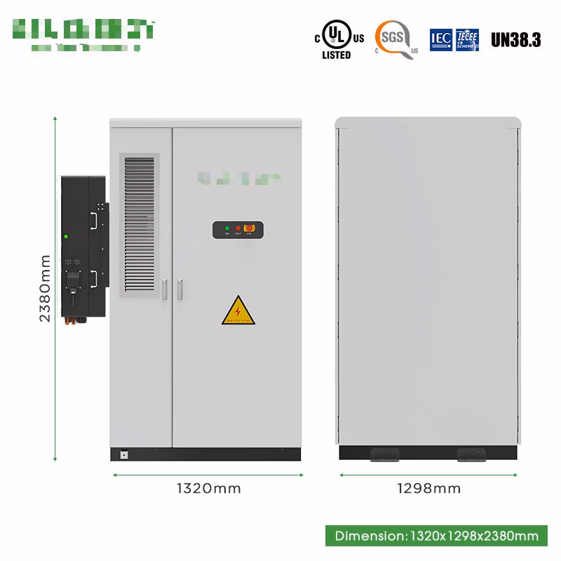 100kwh 200kwh LFP Commercial Industrial Battery Energy Storage System Lithium Ion Batteries Pack wit