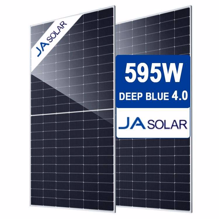 Ja Solar Jam66D42MB 570W-595W Ja Solar Panel 595W N-Type Bifacial Double Class Photovoltaic System